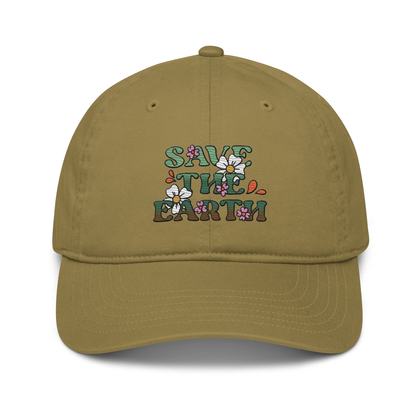 "Save The Earth" Dad Hat - Embroidered