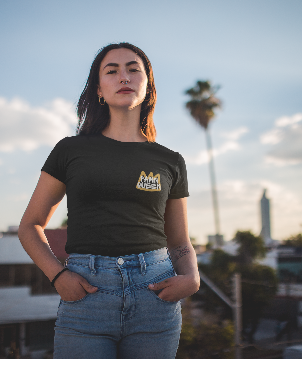 Pawn Queen Shirt - Embroidered